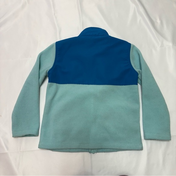 3/$30 Eddie Bauer Girl XS Light Blue Fleece Full Zip Jacket Coat Sweater Warm - Picture 5 of 7